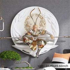 Décoration murale Wukong modèle 3D